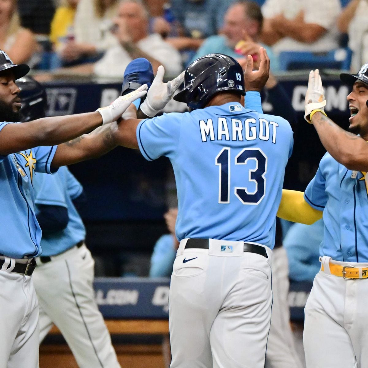 Rays become first MLB team with all-Latino starting position
