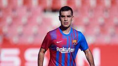 Rafael M&aacute;rquez porta la camiseta del Barcelona en partido amistoso