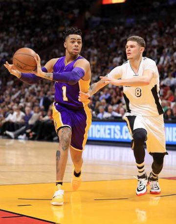 D'ANGELO RUSSELL (Los Angeles Lakers). 20 años. Promedios 2016-17: 14,3 puntos, 3,7 rebotes y 4,4 asistencias.