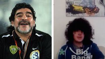 Habla el supuesto sexto hijo de Maradona. Im&aacute;genes: YouTube