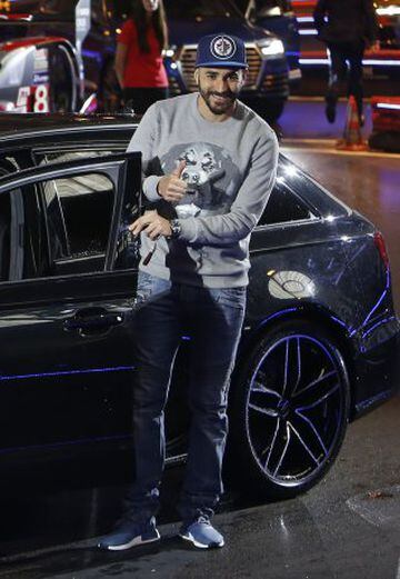 'Christian Dior Denim Flow' as Madrid squad attend Audi event