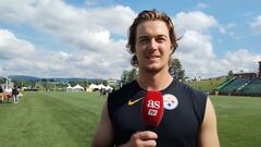 Rookie Steelers quarterback Kenny Pickett spoke exclusively to AS and is aware that he still has to improve a lot to earn the starting job.