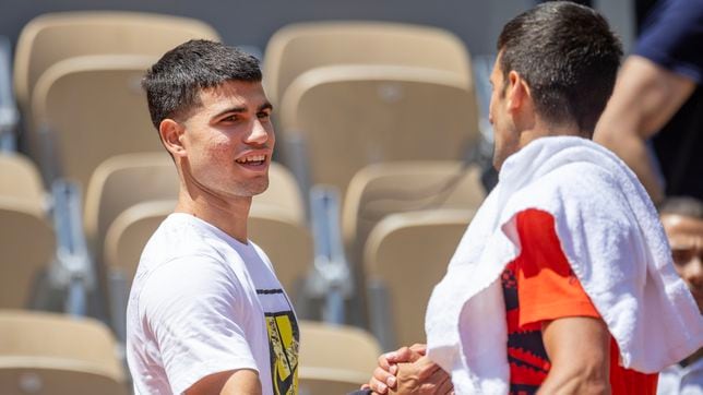Alcaraz y Djokovic, bajo la sombra de Rafa Nadal en Roland Garros