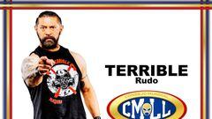 El Terrible posa para un promocional del CMLL.