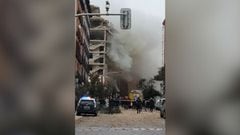 El vídeo del después de la explosión en Madrid