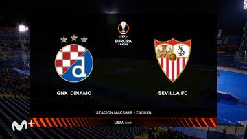 Resumen del Dinamo de Zagreb vs. Sevilla de la Europa League