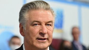 (FILES) In this file photo taken on June 22, 2021 US actor Alec Baldwin attends DreamWorks Animation&#039;s &quot;The Boss Baby: Family Business&quot; premiere at SVA Theatre in New York City. - A woman has died after being shot during the filming of a mo