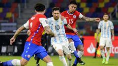 Futbol, Argentina vs Chile.
 Eliminatorias mundial de Catar 2022.
 