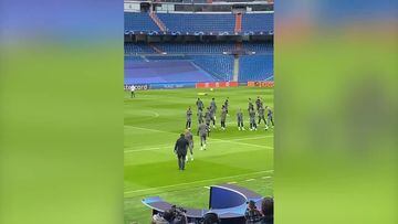 Mbappé salta al Bernabéu y su significativo gesto ya está dando la vuelta al mundo