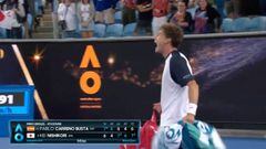 El momento de furia de un tenista español: ¡insultó al juez!