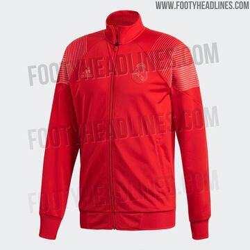 La sudadera Adidas Tango roja que lucirá el Real Madrid durante la temporada 2018-2019.