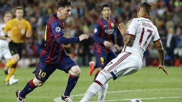 Autozasca de Boateng con extrazasca para Messi