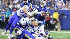El quarterback de los Indianapolis Colts sufri&oacute; esguinces en ambos tobillos y el head coach no sabe si estar&aacute; disponible para enfrentar a los Titans.