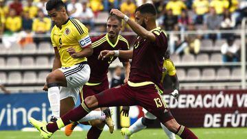 Colombia sufre con Venezuela y se complica en las Eliminatorias