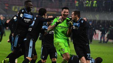 El Lazio gana al Inter en los penaltis y se mete en semifinales