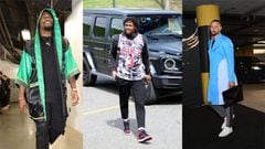 The NBA playoffs are all about walking the walk and talking the talk, and that goes for the pre-game fashion as well. Check out some of the best outfits.