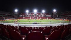 BUENOS AIRES, ARGENTINA - DECEMBER 05:  General view of Estadio Libertadores de America before a match between River Plate and Godoy Cruz as part of Copa Diego Maradona 2020 at Estadio Libertadores de America on December 5, 2020 in Buenos Aires, Argentina. (Photo by Marcelo Endelli/Getty Images)