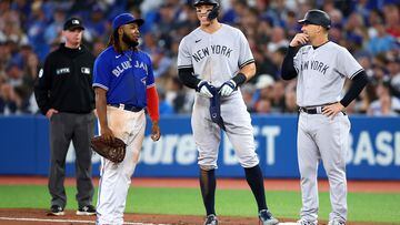 Toronto Blue Jays infielder Lourdes Gurriel Jr. (13) during game against  the New York Yankees at