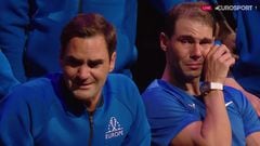 Nadal y Federer lloran.