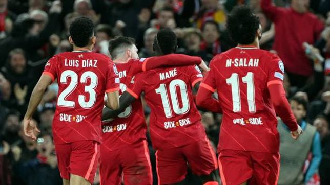 Luis Díaz juega 81′ en la victoria de Liverpool ante Villarreal