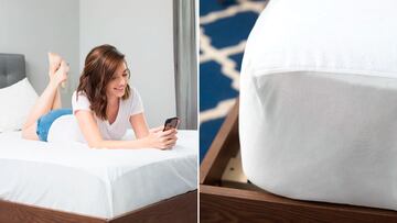 Esta funda de colchón impermeable es hipoalergénica y silenciosa