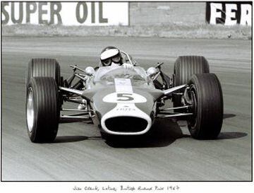 Jim Clark ganó su segundo GP de México un 22 de octubre de 1967. Iba a bordo de un Lotus Type 49, motor Ford-Cosworth V8 de 2,998 cc