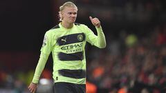 Manchester City striker Haaland has been at the centre of a sponsorship battle between Nike, Adidas and Puma in recent weeks.