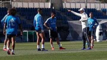 Zidane oversees second training session ahead of Celta clash