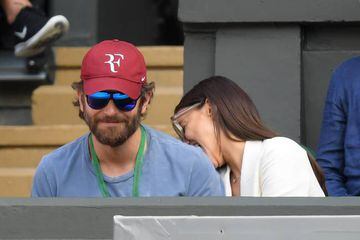 Irina Shayk y Bradley Cooper en Wimbledon.