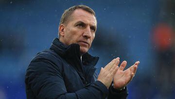 Leicester's Rodgers bats away "disrespectful" Manchester United talk