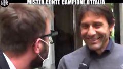 Conte se entera de lo de Mourinho a la Roma en plena entrevista y su reacción es genial