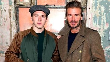 Brooklyn Beckham y su padre, David Beckham
