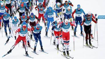 Un imparable Kläbo da el oro a Noruega en esquí nórdico