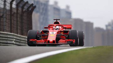 Vettel se queda con la pole para China; Hamilton cuarto