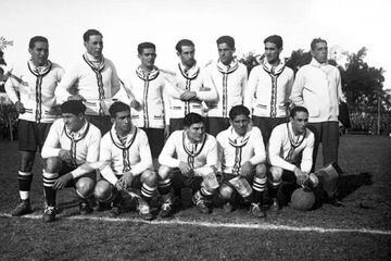 La selección de Paraguay en el Mundial de Uruguay de 1930.