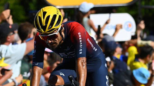 Daniel Felipe Martínez s’effondre au Tour de France