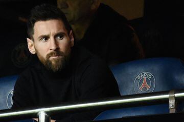 Paris Saint-Germain's Argentine forward Lionel Messi 