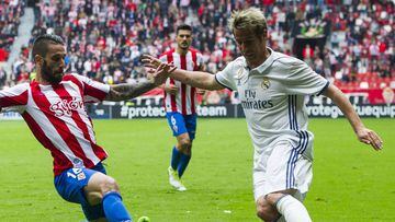 Fabio Coentrao fue titular en el triunfo 3-2 del Real Madrid ante Sporting de Gij&oacute;n 