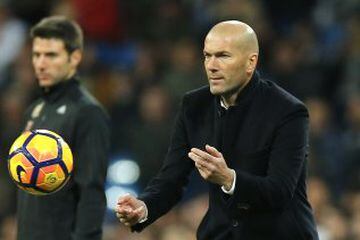 Real Madrid's head coach Zinedine Zidane 