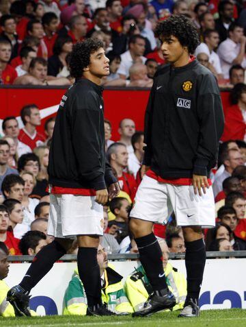 Fabio y Rafael Da Silva formaron parte de la plantilla del Manchester United de Alex Ferguson.