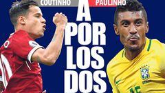 Mundo Deportivo: Barcelona double efforts on Coutinho and Paulinho