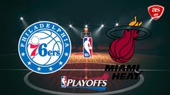 Playoff game between the Sixers and the Miami Heat