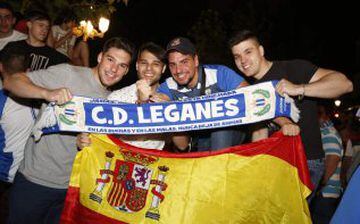 Scenes of jubilation as Leganés secure promotion to LaLiga