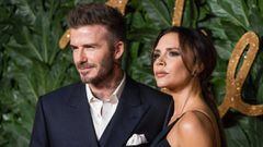 David Beckham llama la atención posando muy maquillado