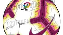 LaLiga 2018/19 official matchball design leaked online