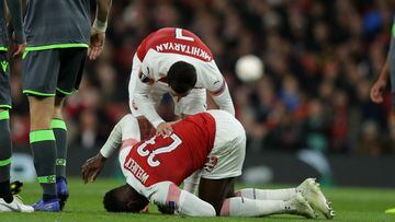 Danny Welbeck back in Arsenal training after broken ankle