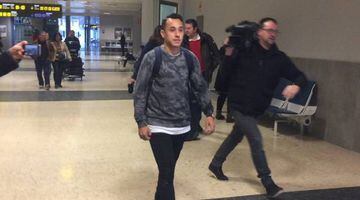 Orellana lands in Valencia airport