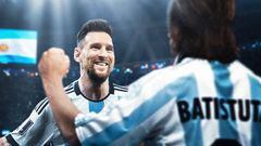 Batistuta se rinde a Messi