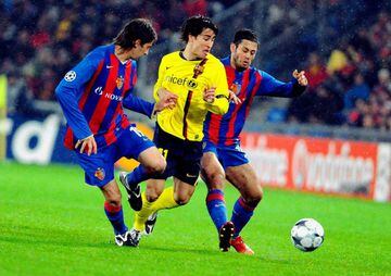 Eduardo Rubio jugó tres partidos en Champions el 2008 y estuvo en el 5-0 de Barcelona a Basilea en Suiza.