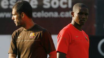 Eto'o: "I love Guardiola as a coach, but not as a person"